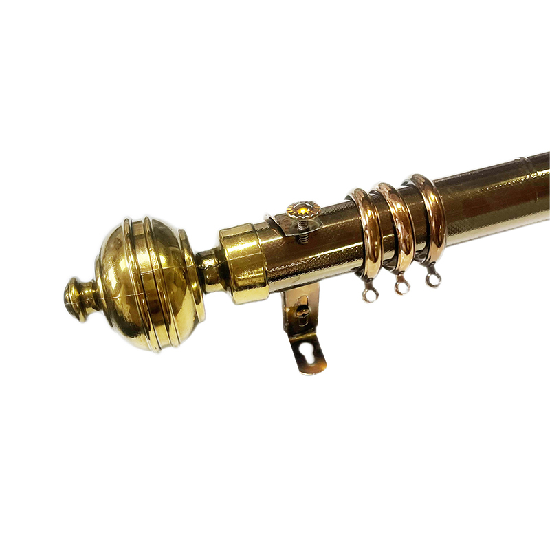 Bolehkah Rod Tirai Berbalut PVC dan Reka Bentuk Pelekat Emas Titanium Menambat Ruang Mewah Moden?